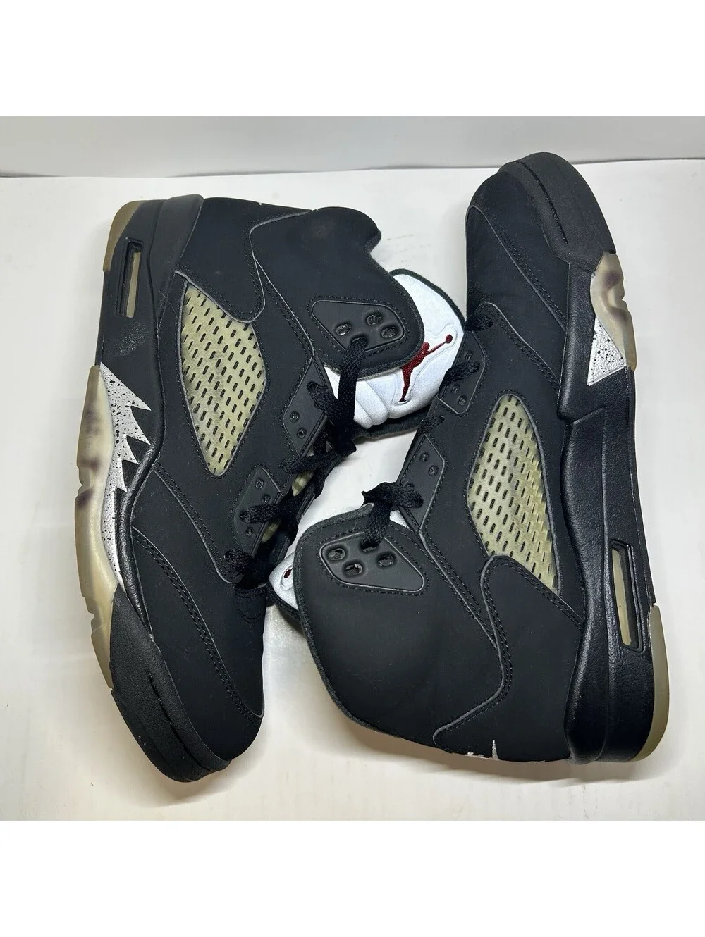 Air Jordan 5 Retro Black Metallic 2016 - Size 7.5 - (845035-003)